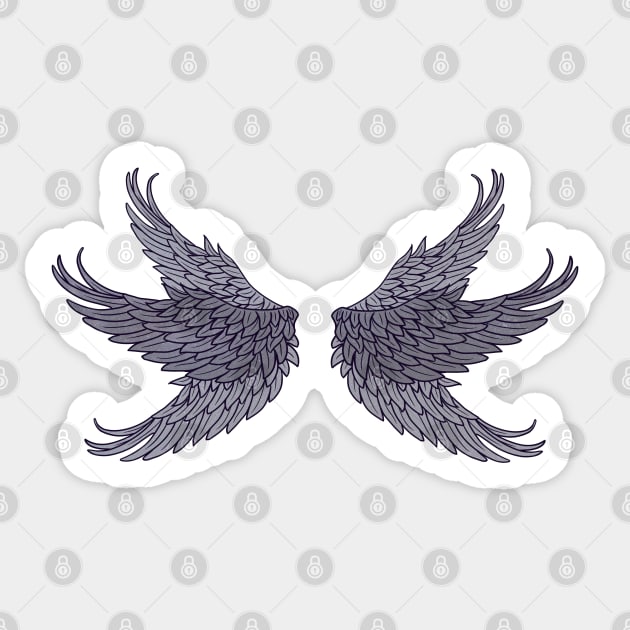 Seraph Sticker by TheLykosApparel